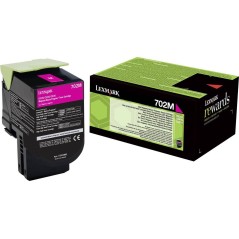 Lexmark 702M Magenta 1000 sider Toner 70C20M0